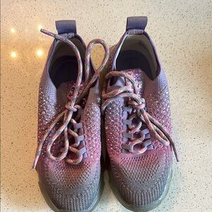 Skechers Purple Knit Sneakers